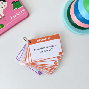 Cartes éducatives Les animaux de la ferme – 50 cartes de jeux et découvertes