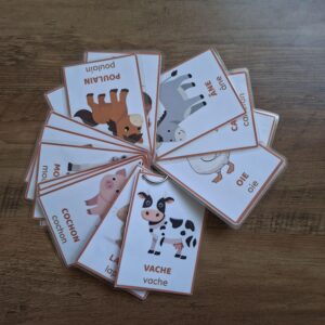 Imagier Les animaux de la ferme – Mes premiers mots | PDF à imprimer